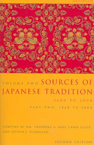 Sources of Japanese Tradition