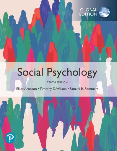 [9781292341477] Social Psychology / 10th Global Edition