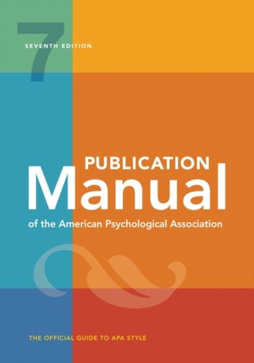[9781433832161] Publication Manual of the American Psychological Association / 7th edition