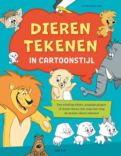 [9789044761252] Dieren tekenen in cartoonstijl / Druk 1